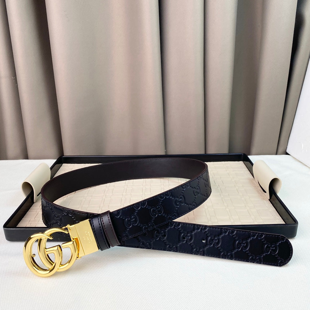 14B122P   (High quality leather belt With full package)