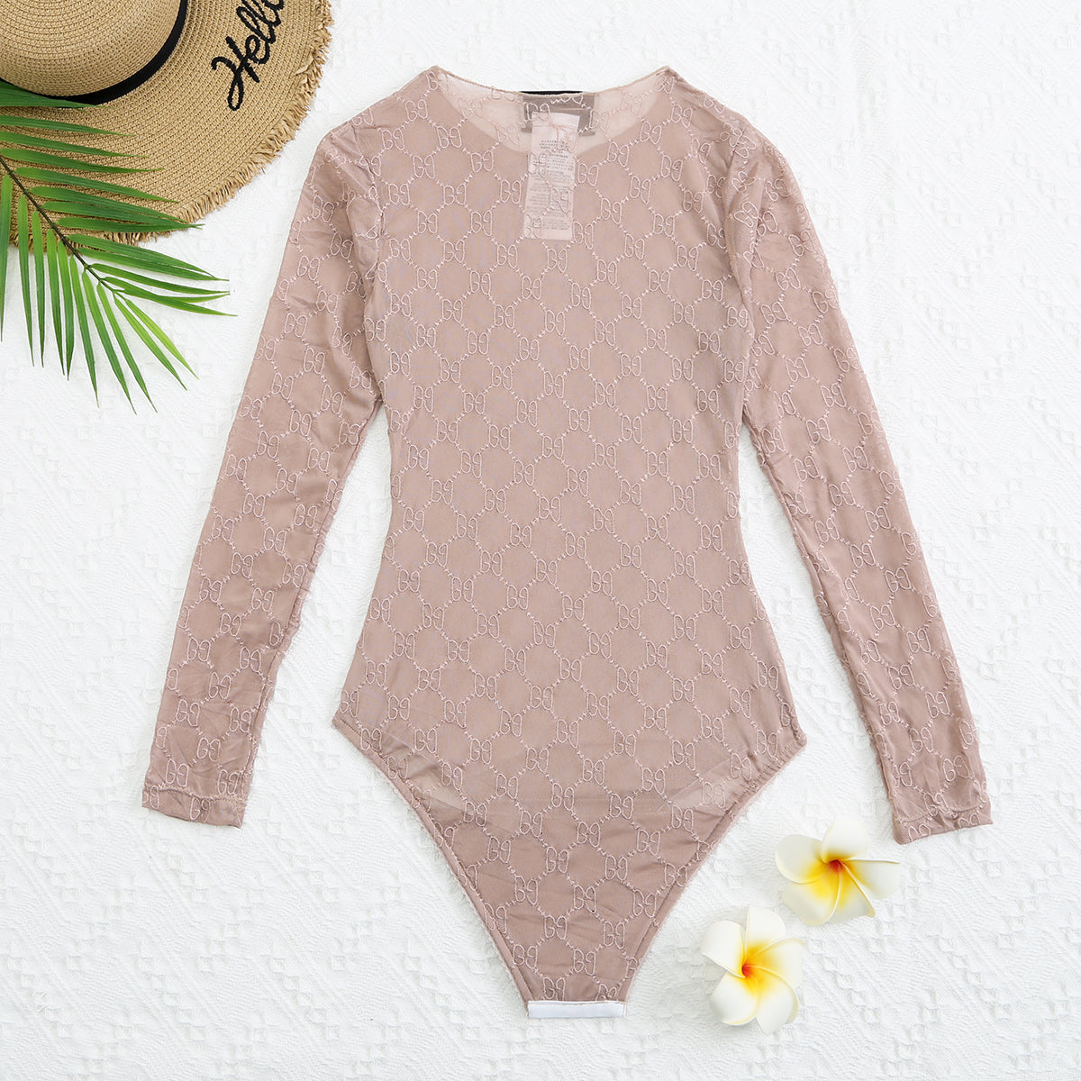 14B100Y   fashion Long sleeve swimsuit