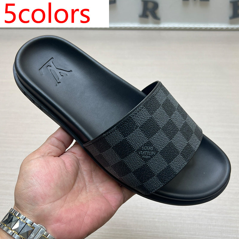 54E59Z   High quality leather slippers