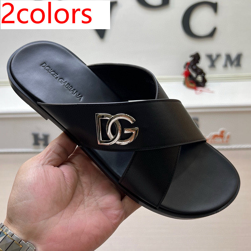 54A19Z   High quality leather slippers