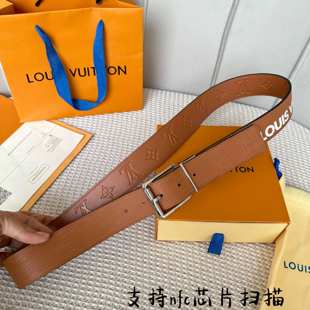 14E148P (High quality leather belt With full package)