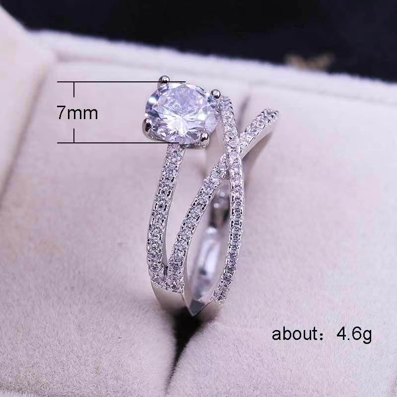 PYA4J Fashion Diamond Ring High Quality Wedding Ring