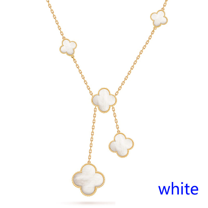 5XVA182K (1:1 High quality 6 flowers necklaces)