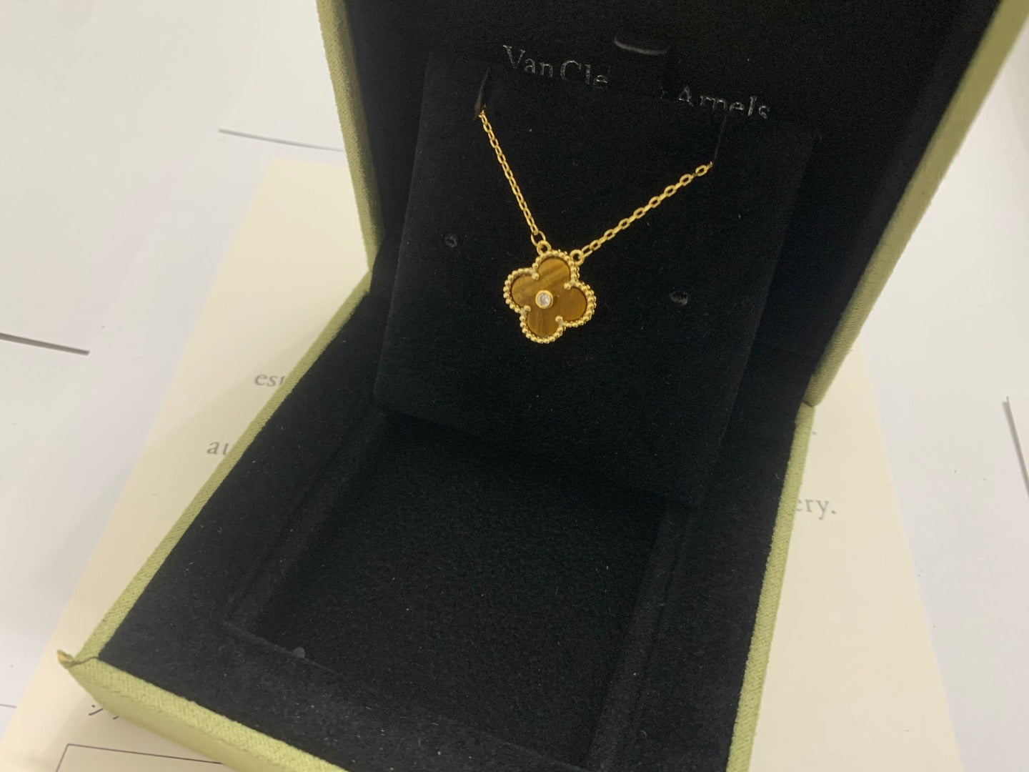 5XVA185X (1:1 High quality 1 flower necklace)