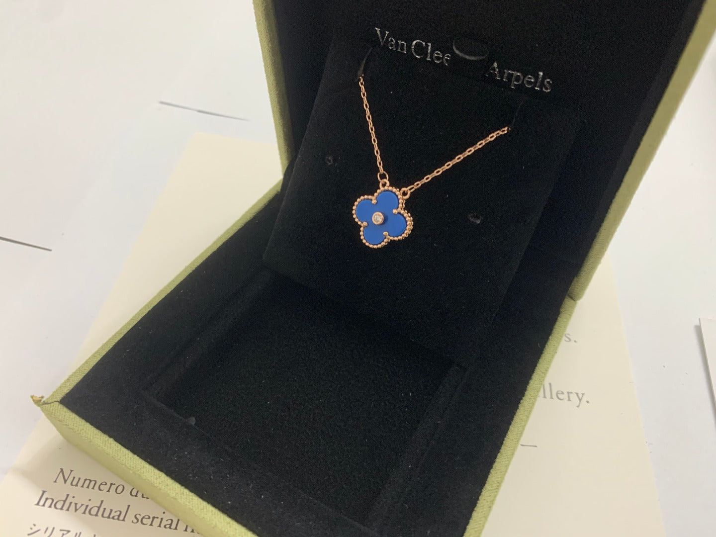 5XVA185X (1:1 High quality 1 flower necklace)