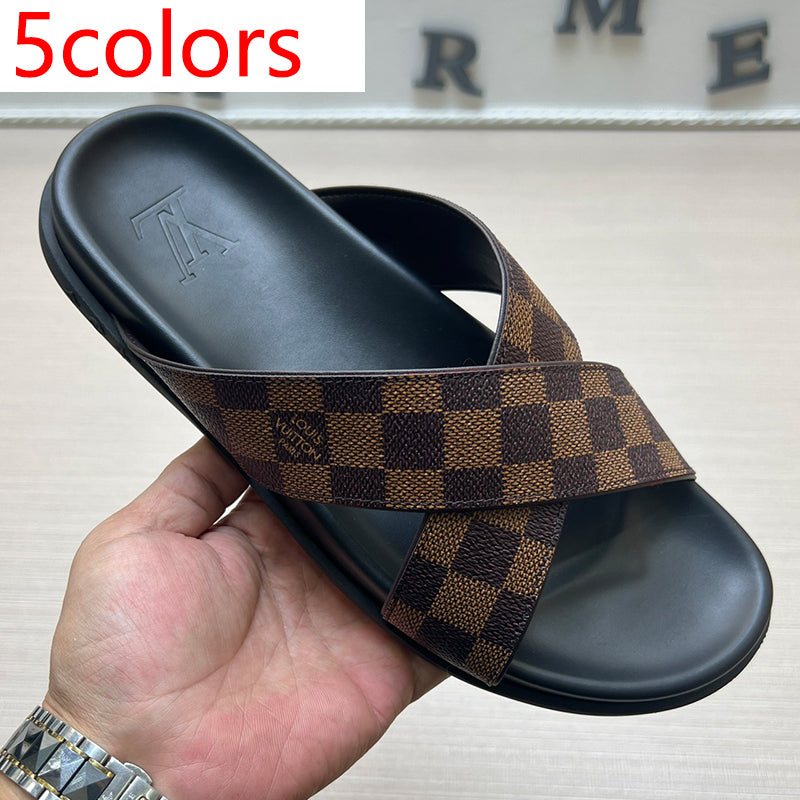 54E60Z   High quality leather slippers