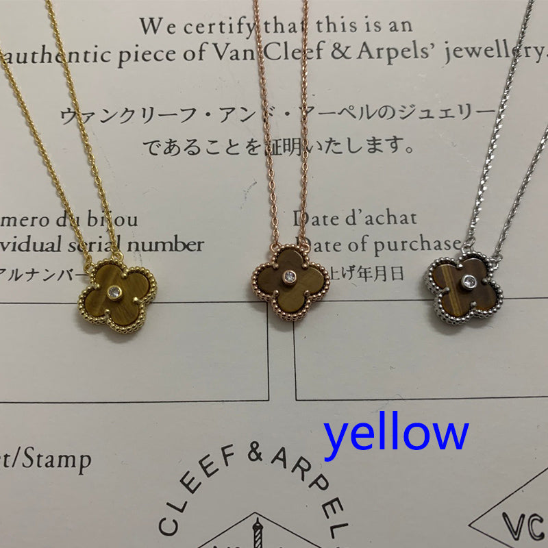 5XVA185X (1:1 High quality 1 flower necklace)