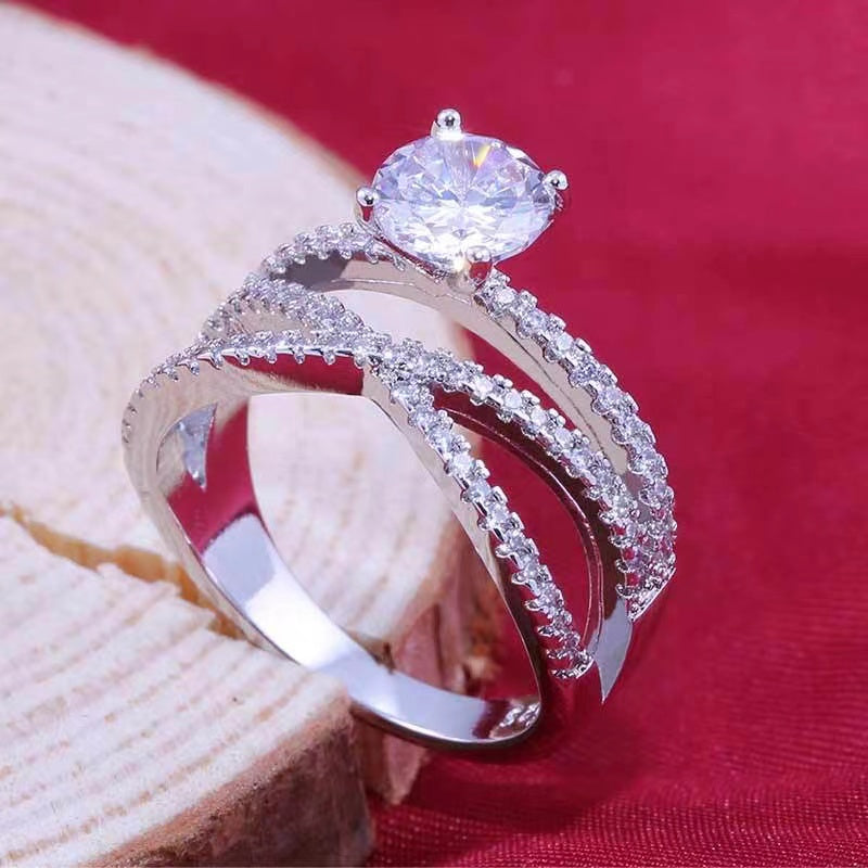 PYA4J Fashion Diamond Ring High Quality Wedding Ring