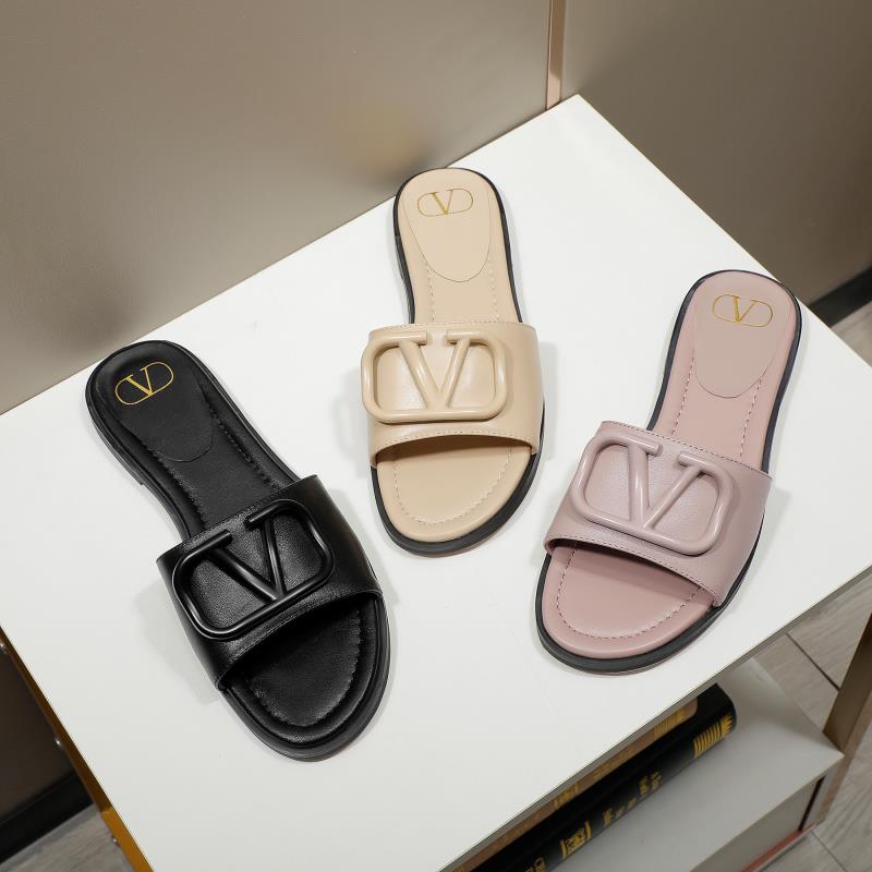 1:1 High quality leather slippers 2YVL25Z