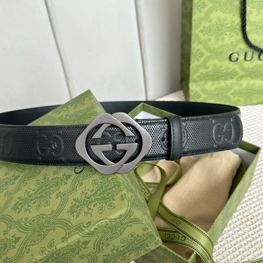 14B147P (High quality leather belt With full package)