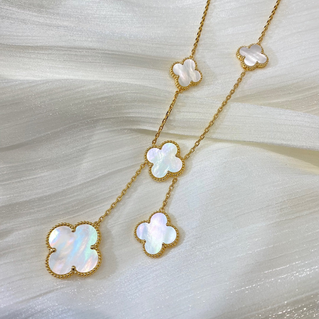 5XVA182K (1:1 High quality 6 flowers necklaces)