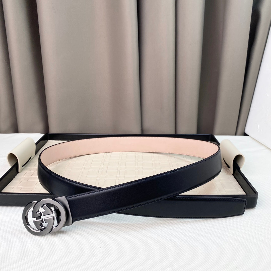 14B109P   (High quality leather belt With full package)