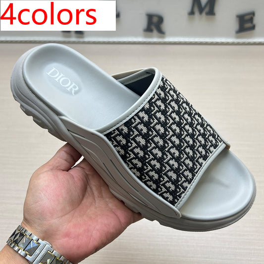 54D8Z   High quality leather slippers