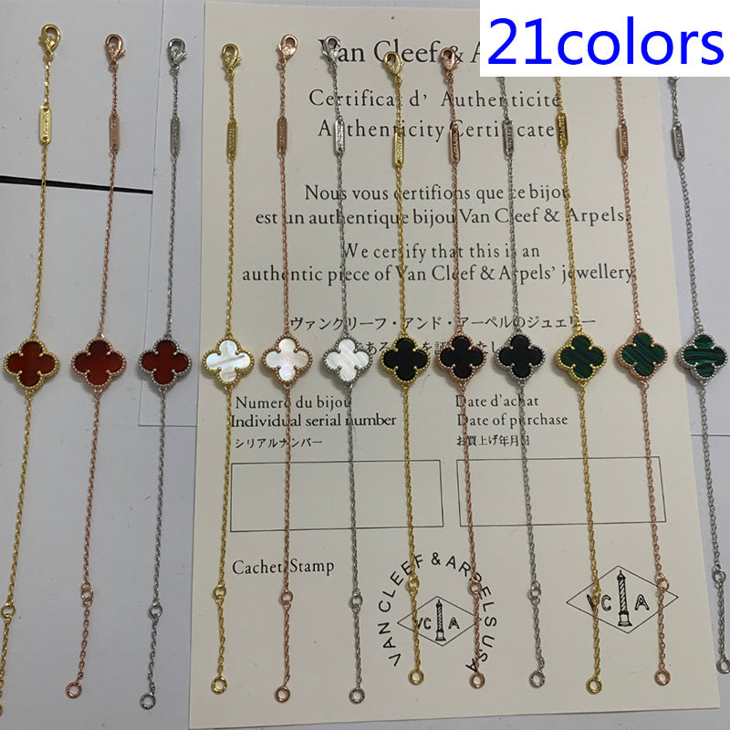 5XVA187K (1:1 High quality 1 flower bracelet)