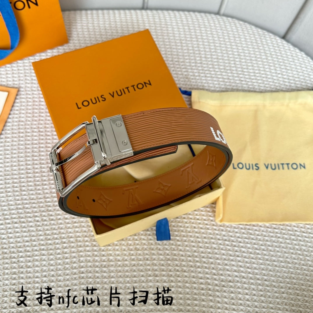 14E148P (High quality leather belt With full package)