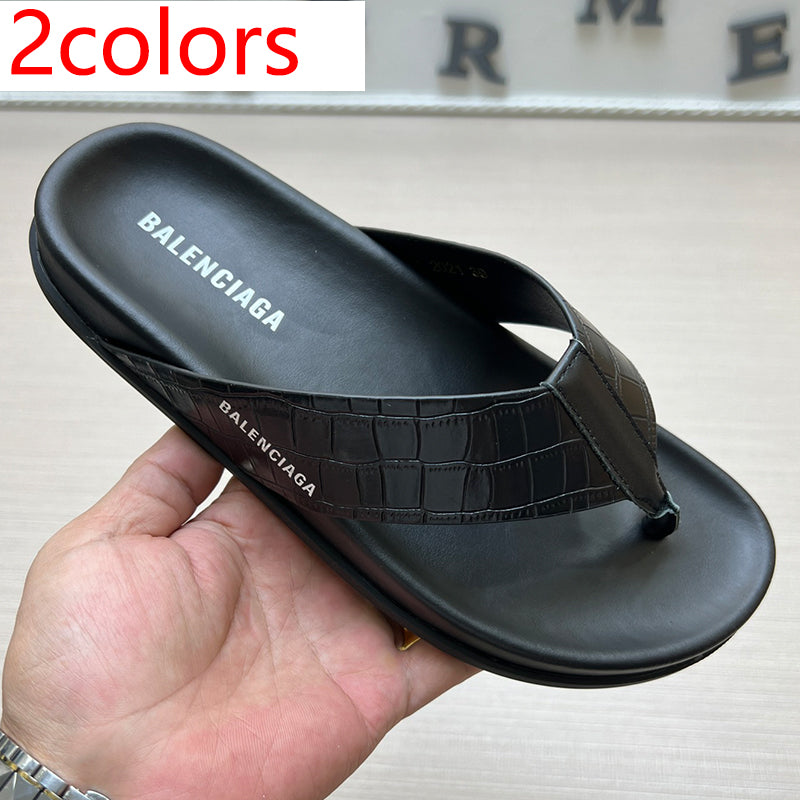 54J98Z   High quality leather slippers