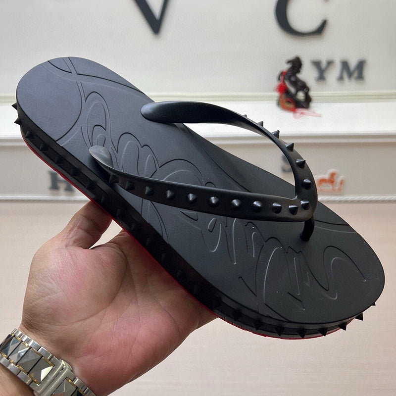 54A17Z   High quality leather slippers