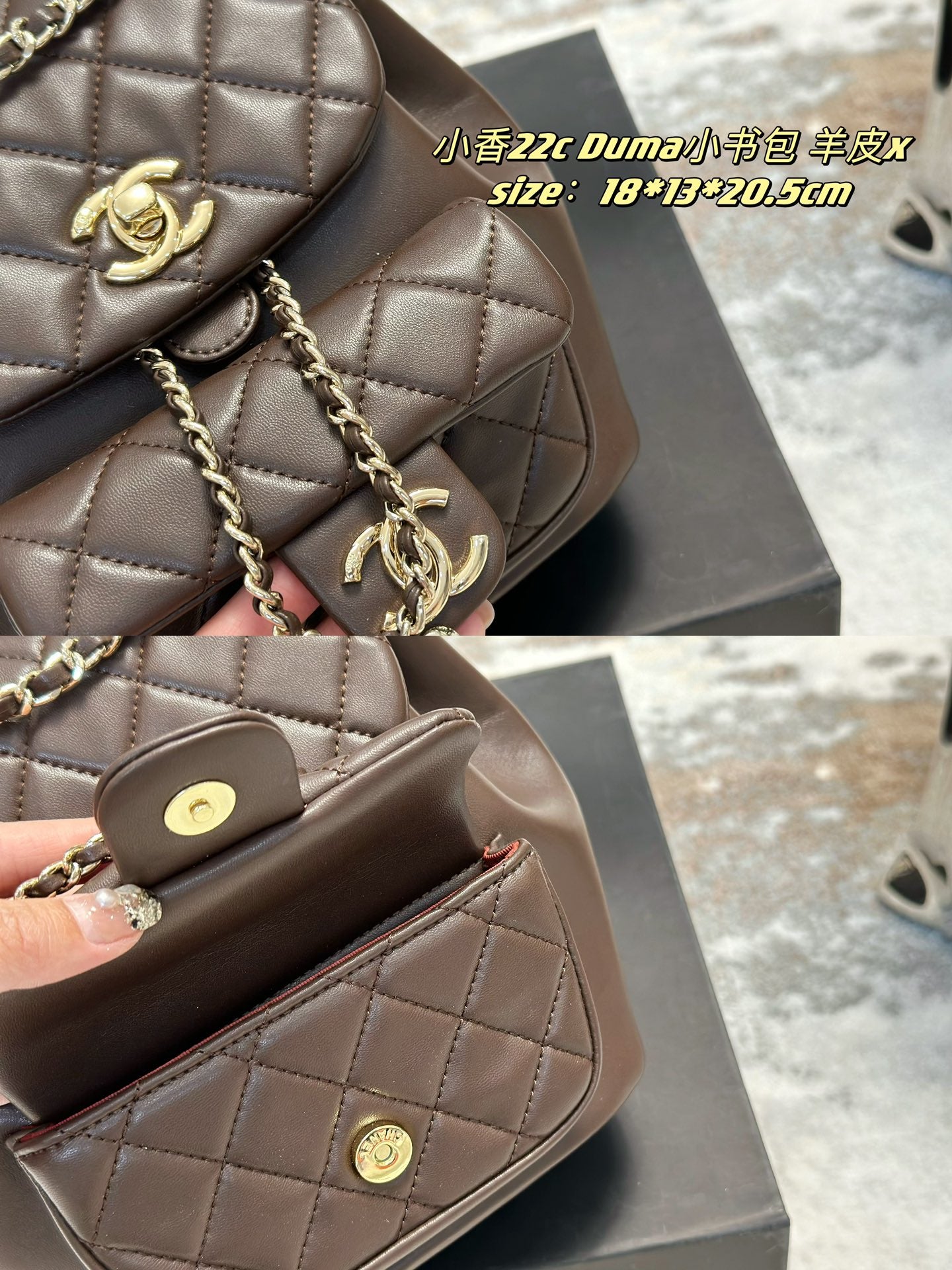 6XC225B ( 1:1 hight quality leather bag)