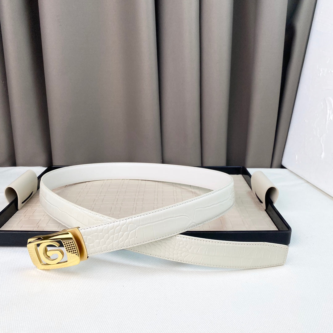 14B112P   (High quality leather belt With full package)