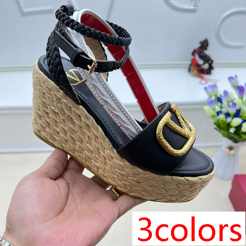 1: 1 High quality leather sandals 5YVL101Z