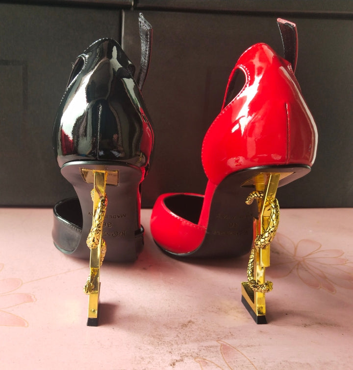 1: 1 High -quality leather high heels（patent leather） 2XSL158Z