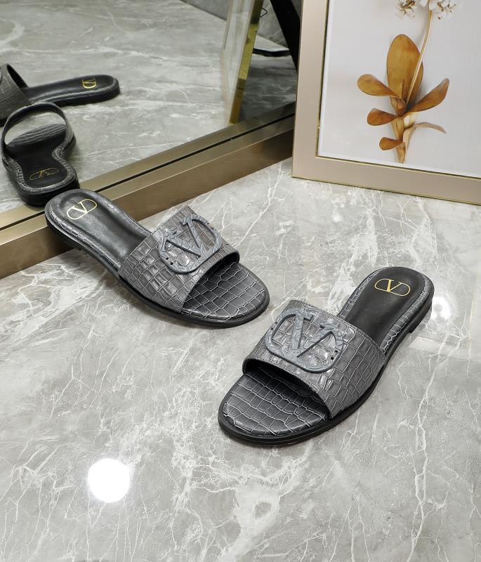 1:1 High quality leather slippers 2YVL41Z