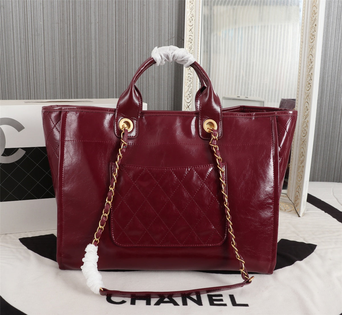 2XC296B (1:1 hight quality leather bag)