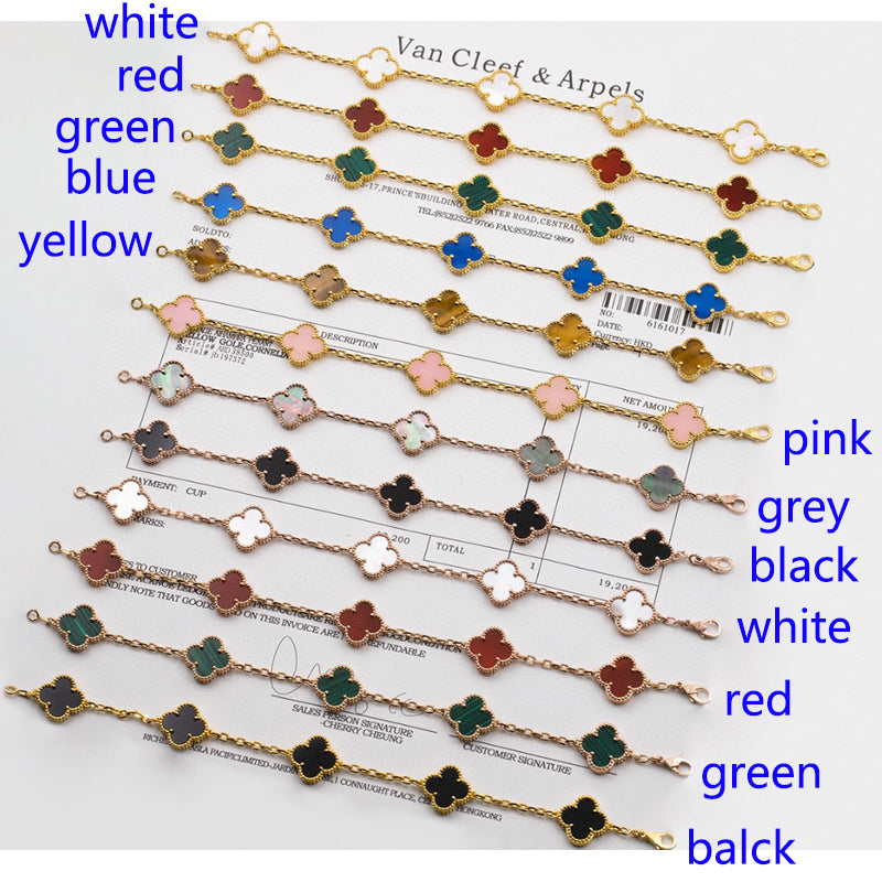 5XVA180K (1:1 High quality 5 flowers bracelets)