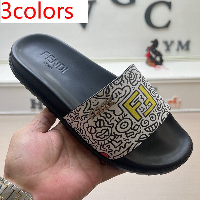 54F15Z   High quality leather slippers