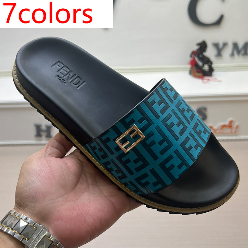 54F121Z   High quality leather slippers