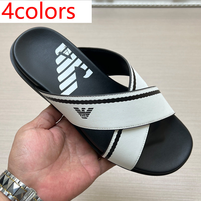 54A103Z   High quality leather slippers