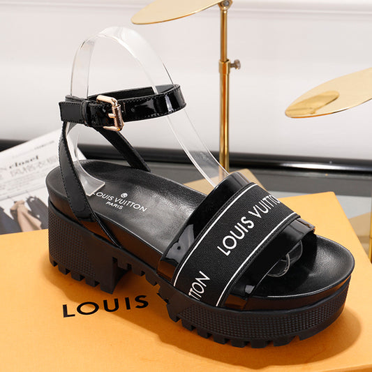 1:1 High quality leather sandals 2YE5Z