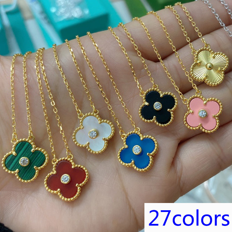 5XVA185X (1:1 High quality 1 flower necklace)