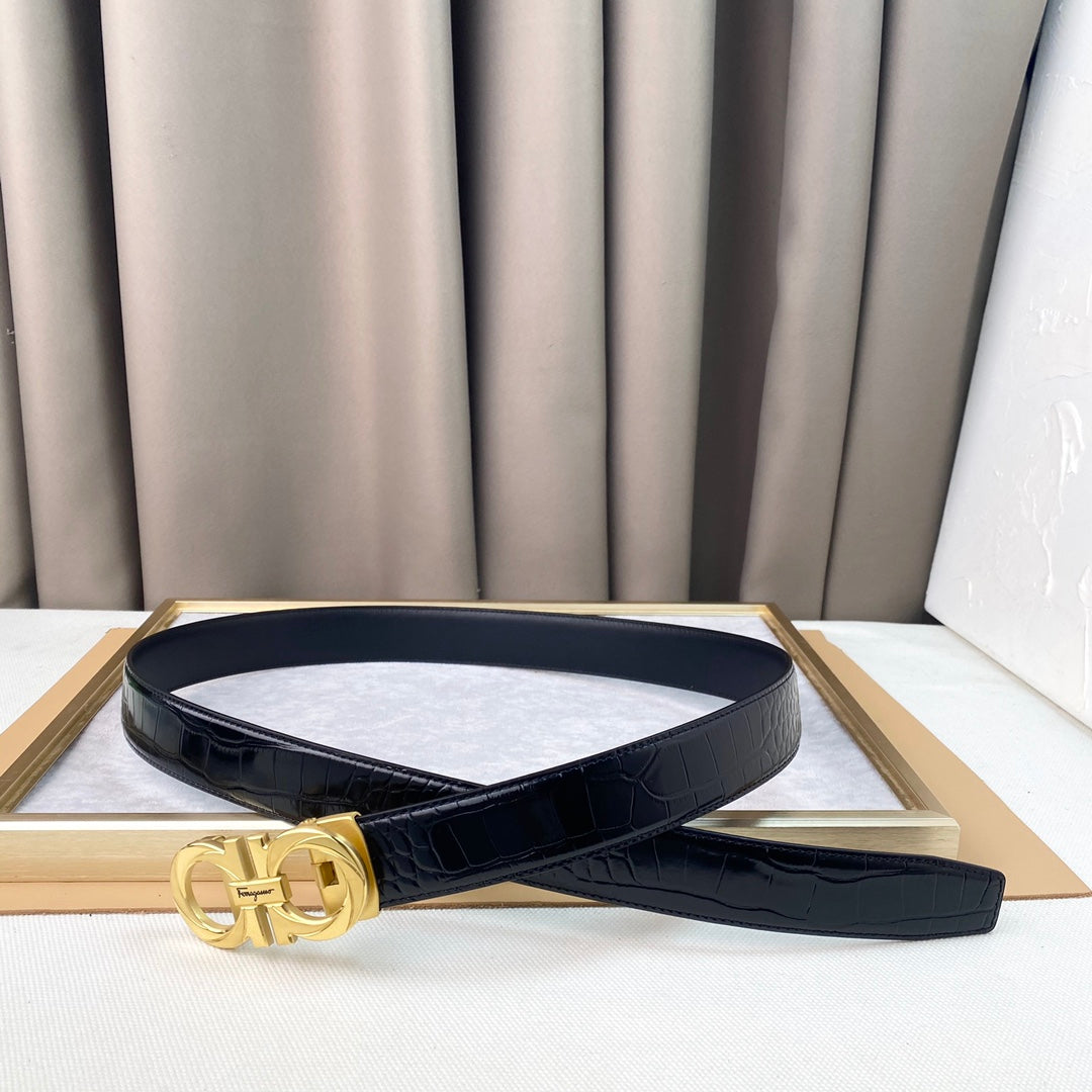 14A102P   (High quality leather belt With full package)