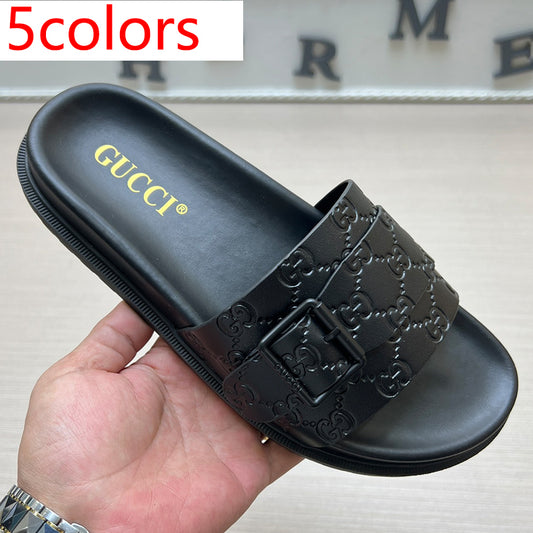 54B91Z   High quality leather slippers