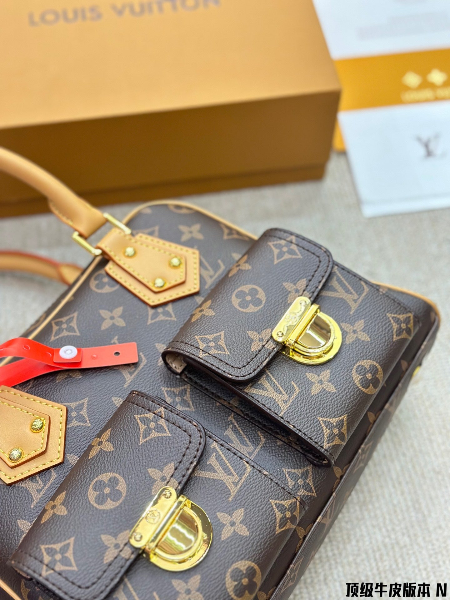 6XE253B ( 1:1 hight quality leather bag)