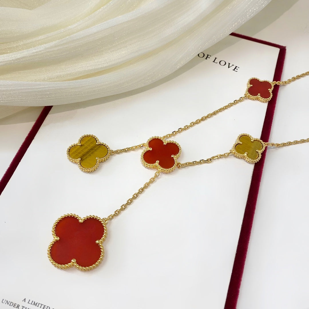 5XVA182K (1:1 High quality 6 flowers necklaces)