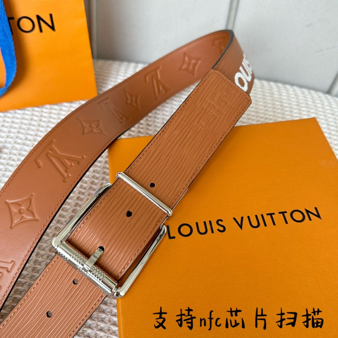 14E148P (High quality leather belt With full package)