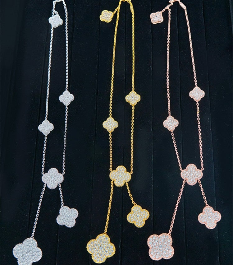 5XVA182K (1:1 High quality 6 flowers necklaces)