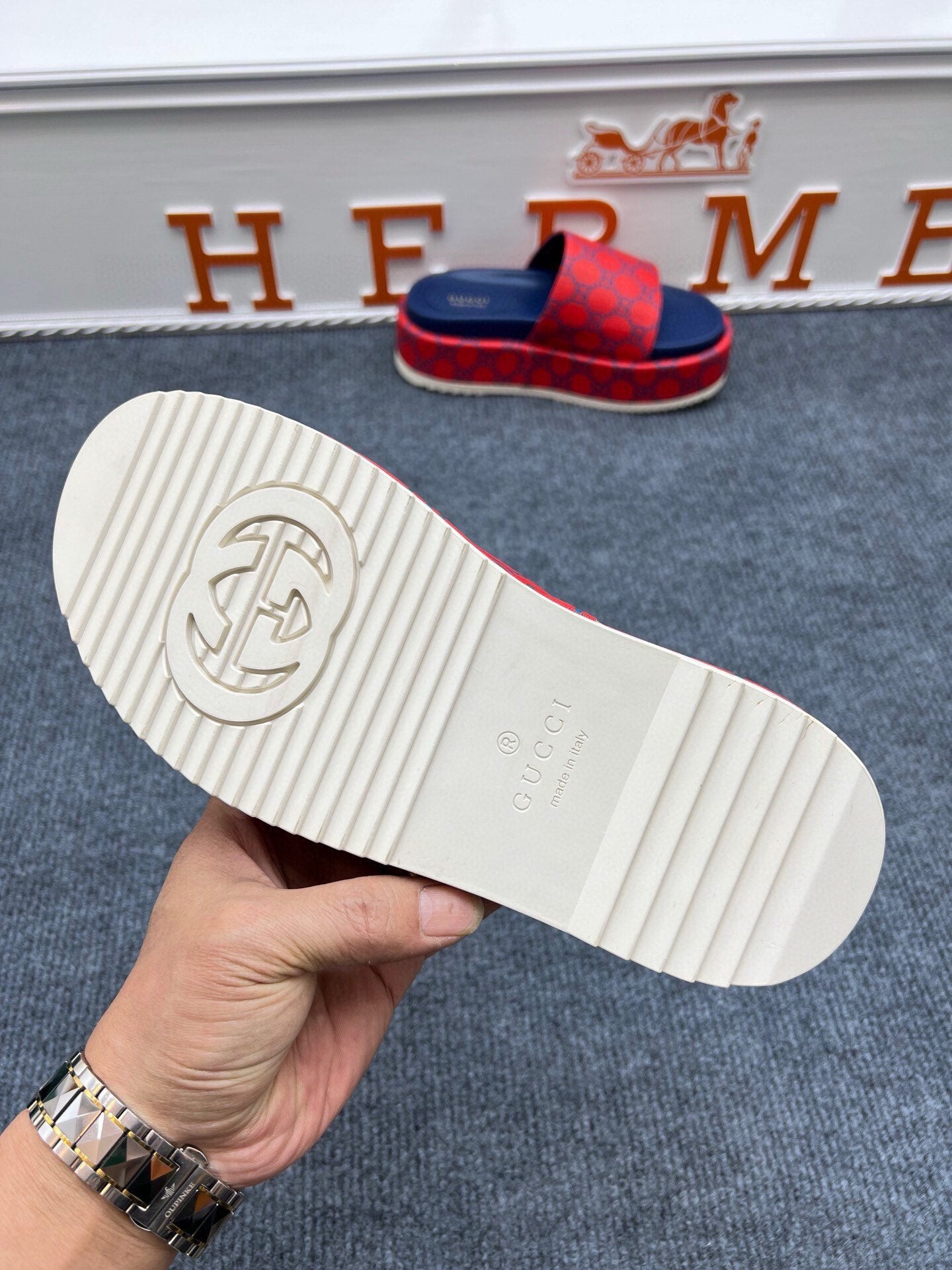 54B122Z  fashion slippers  Sole thickness 5.5cm