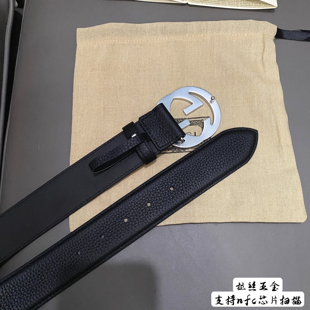 14B22P   (High quality leather belt With full package)