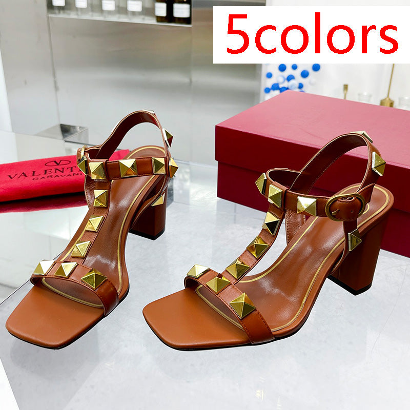 1:1 High quality leather sandals 2YVL31Z