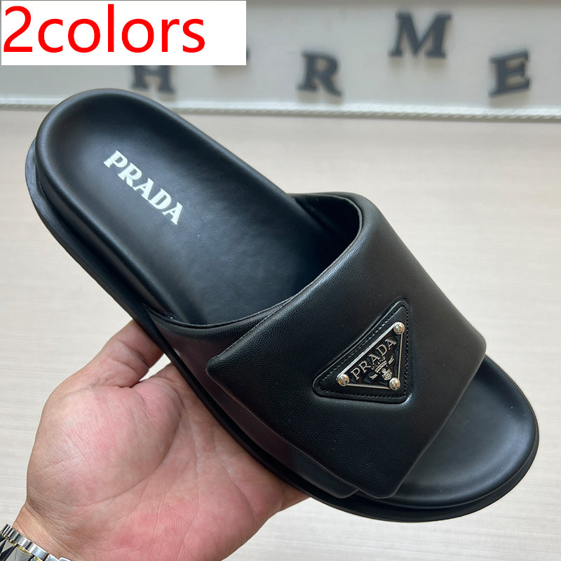 54PD4Z   High quality leather slippers