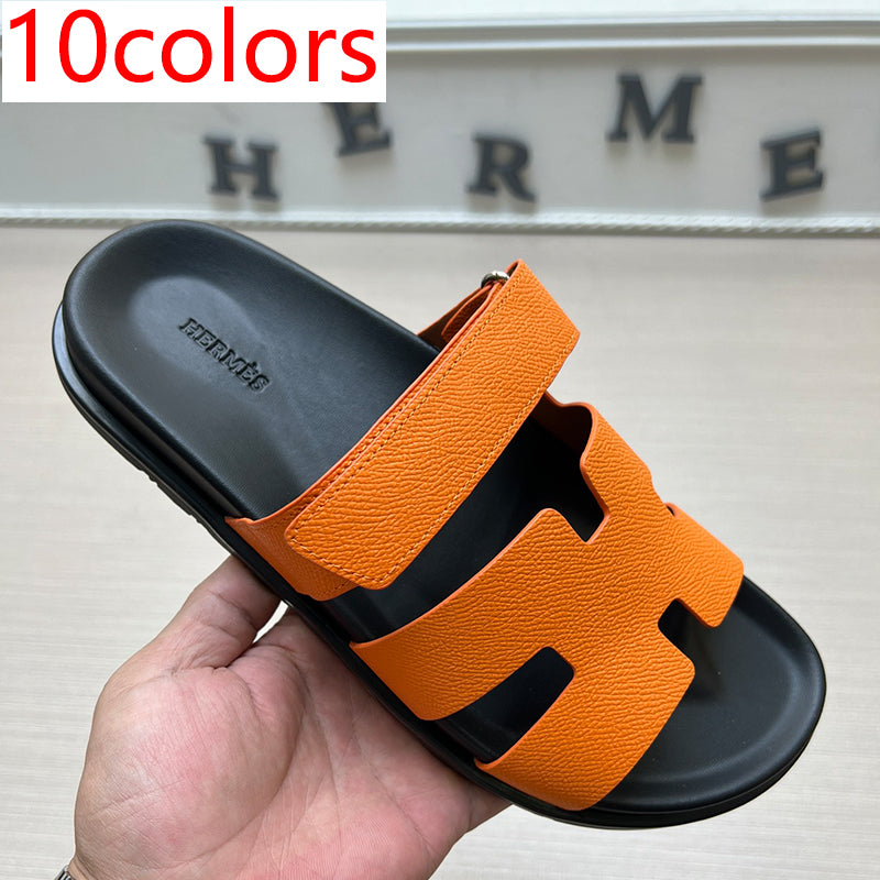 54H1Z   High quality leather slippers