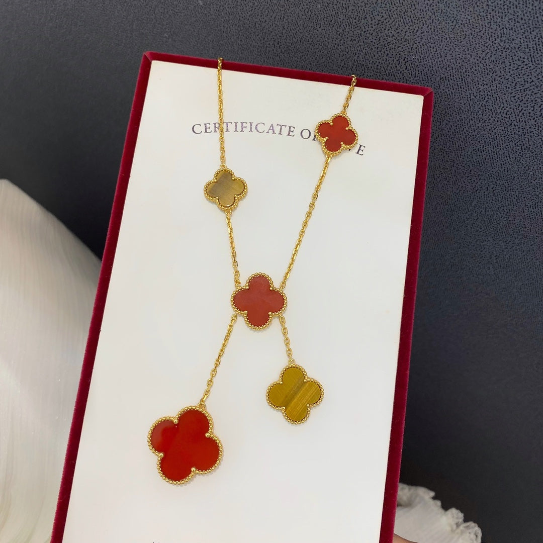 5XVA182K (1:1 High quality 6 flowers necklaces)