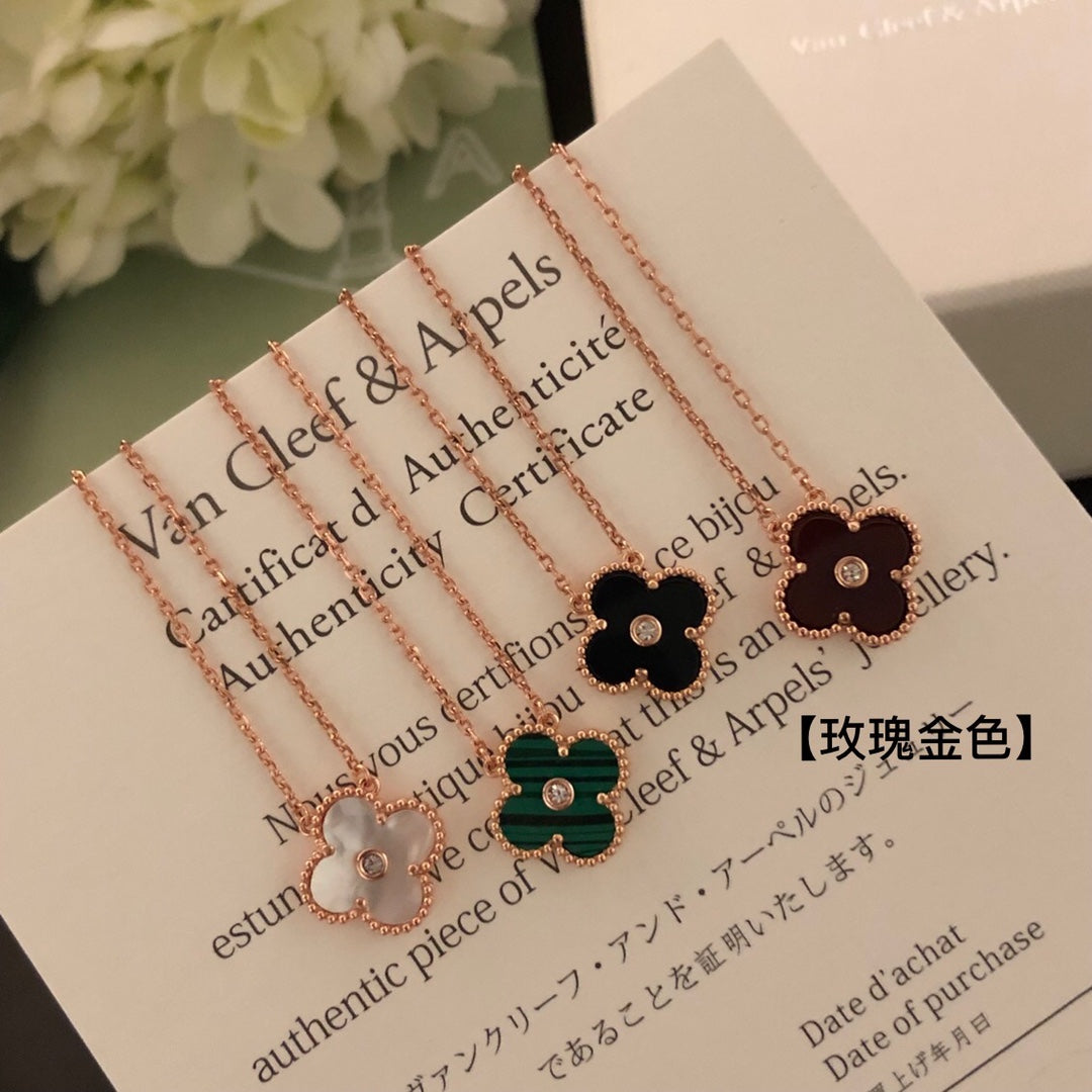 5XVA185X (1:1 High quality 1 flower necklace)