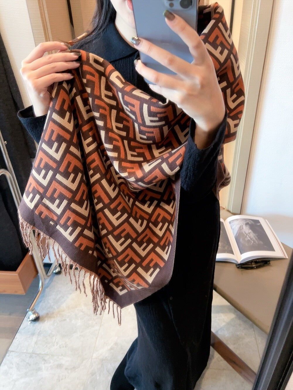 14F265W　Fashion scarves