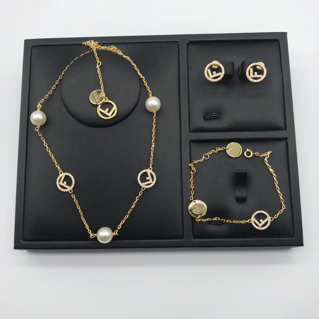 1YF372X  Fashion high -quality Necklaces Bracelets Earrings