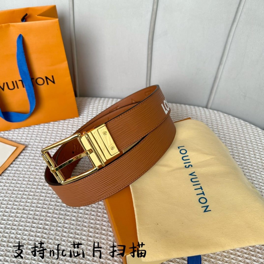 14E148P (High quality leather belt With full package)