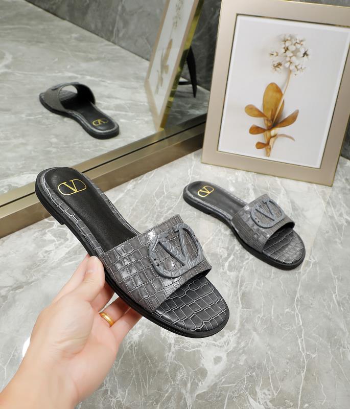 1:1 High quality leather slippers 2YVL41Z